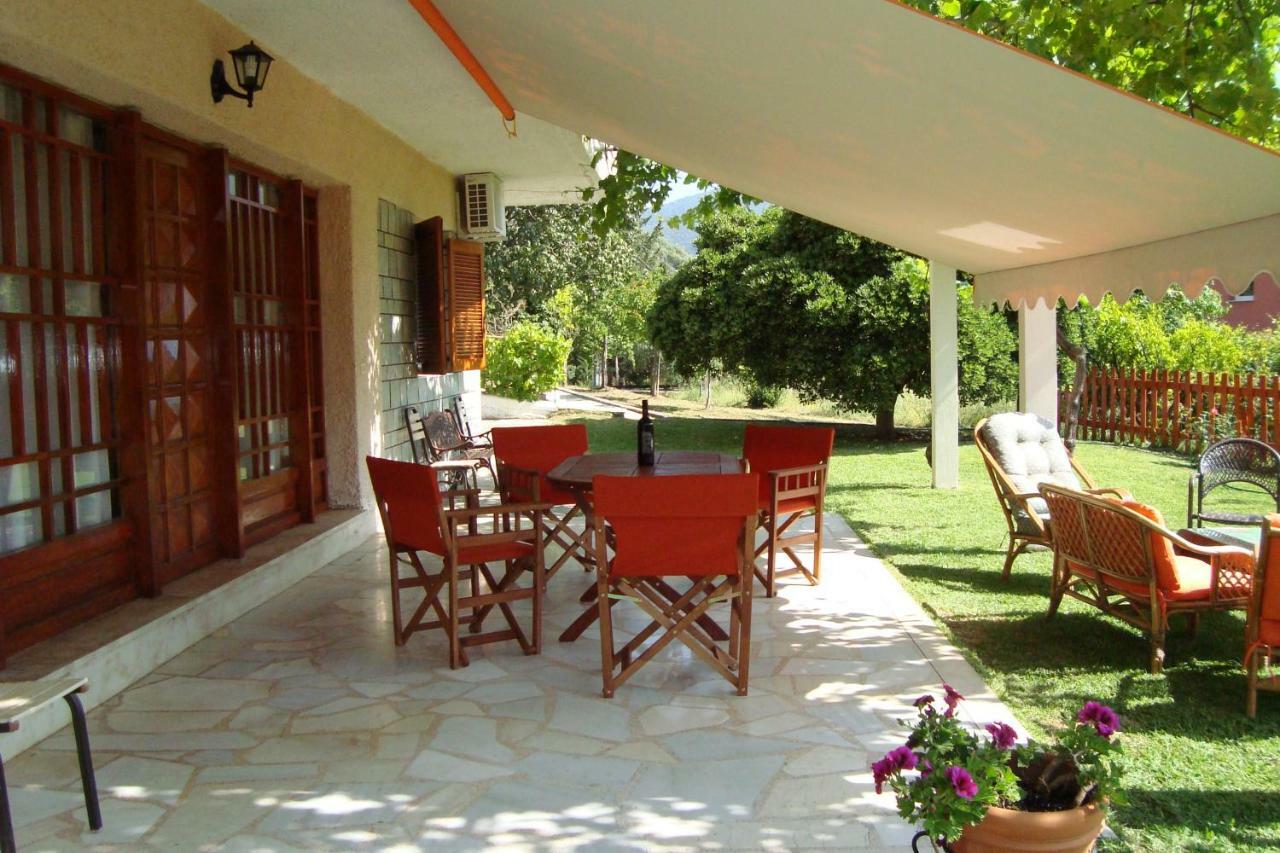 Villa'S Ground Floor Apartment With 60 Qm Swimming Pool Agios Christoforos  Exterior photo